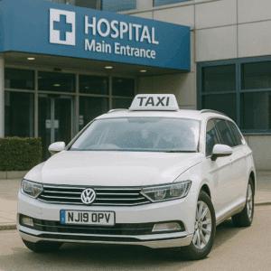 Taxi for hospital and medical appointments